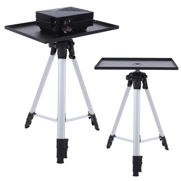 Aluminum Alloy Steel Projector Tripod Bracket 6KG 4-level Height Adjustable