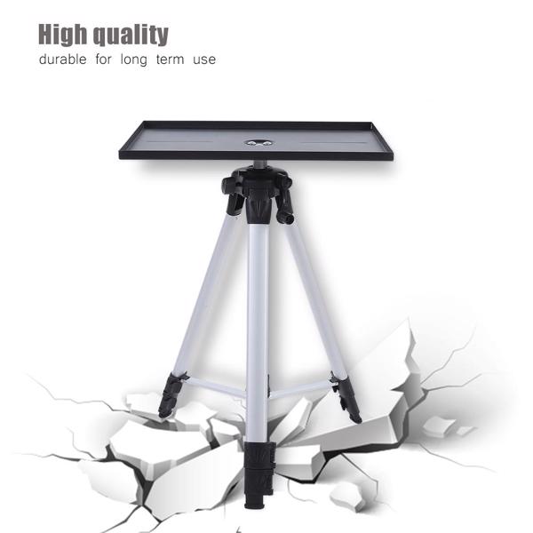 Aluminum Alloy Steel Projector Tripod Bracket 6KG 4-level Height Adjustable