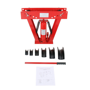 Pipe Bender Manual Hydraulic 12 Ton red iron MT034019 (Ban sale on Temu & Amazon)(No support for unconditional return)