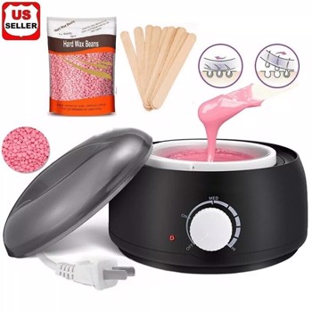 Professional Wax Warmer Heater Hair Removal Depilatory Home Waxing Kit Beans 