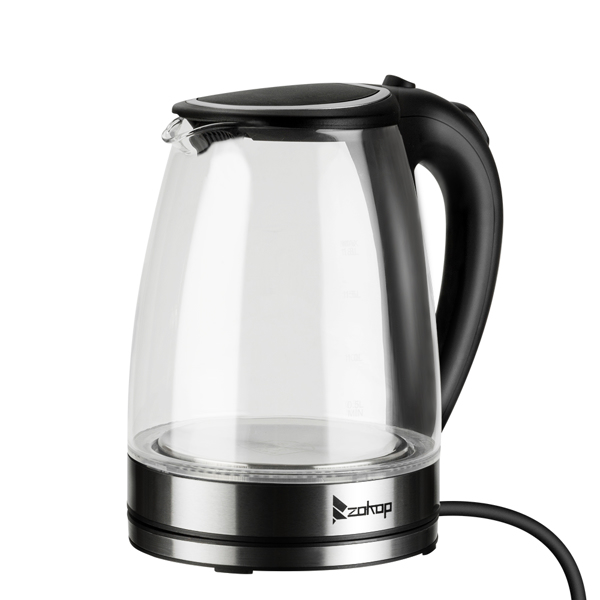 [Same model: 94353526] HD-1857-A 220V 2000W 1.8L Electric Glass Kettle UK Plug