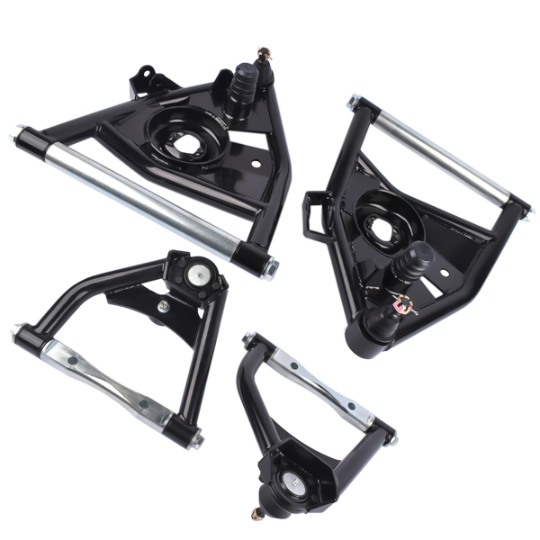 Tubular Upper Lower Control Arms Set with Ball Joints for Chevy GMC C10 Suburban Blazer & Jimmy 2wd Pickup 1963-1970