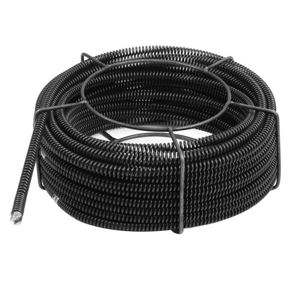 Sewer Cleaning Cable Drain Auger Snake Pipe Dredging Spring Cleaner for Sink Shower Pipes 16mm 30 Meter