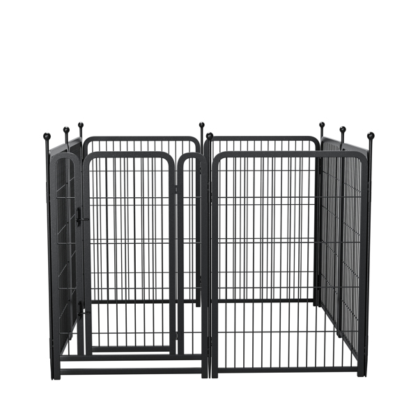 Dog Playpen 8 Panels 40" Height Heavy Duty Dog Fence Puppy Pen for Large Medium Small Dogs Indoor Outdoor Foldable Pet Exercise Pen