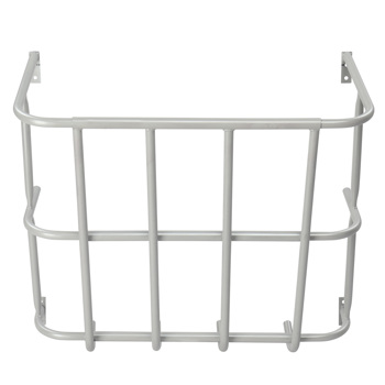 Large Capacity Hay Feeder, Heavy-Duty Steel Goat Hay Rack, 22.8\\" Long Wall Mounted Horse Hay Holder, Multiple Sided Feeding Rack for Sheep Farm Livestock Indoor Outdoor, Silver