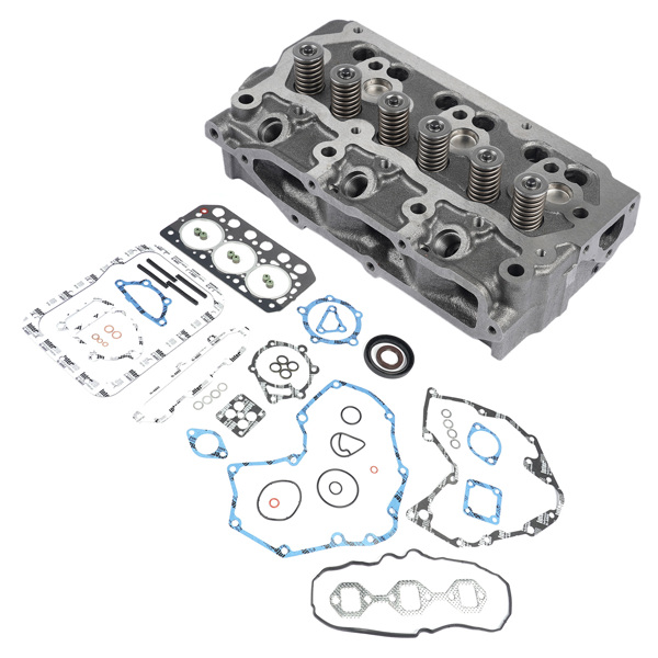 Cylinder Head Assy & Gasket Set for Mitsubishi S3L CAT EC25 Caterpillar 303SR