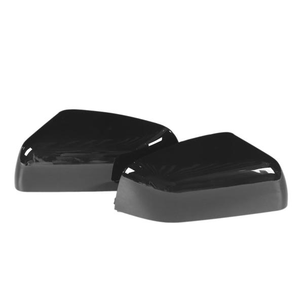 2PCS Door Mirror Cover LR019962 Glossy Black Replacement for LAND ROVER Range Rover Sport Discovery 4 2010‑2013