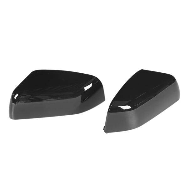 2PCS Door Mirror Cover LR019962 Glossy Black Replacement for LAND ROVER Range Rover Sport Discovery 4 2010‑2013