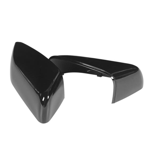 2PCS Door Mirror Cover LR019962 Glossy Black Replacement for LAND ROVER Range Rover Sport Discovery 4 2010‑2013