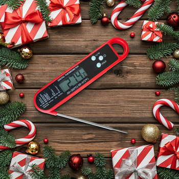 Instant Read Meat Thermometer Digital for Cooking Food, Food Thermometer for Cooking and Baking, Grill Thermometer for Outside Grill, Kitchen Thermometer for Cooking