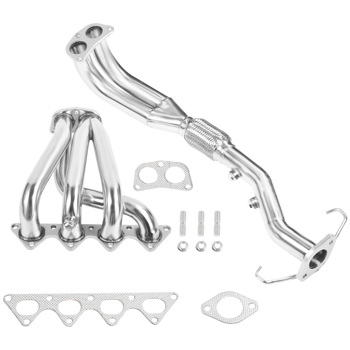 2002-2007 Mitsubishi Lancer 2.0L 4-2-1 Racing Exhaust Header Manifold Stainless Steel MT001218 (Ban sale on Temu & Amazon)(No support for unconditional return)