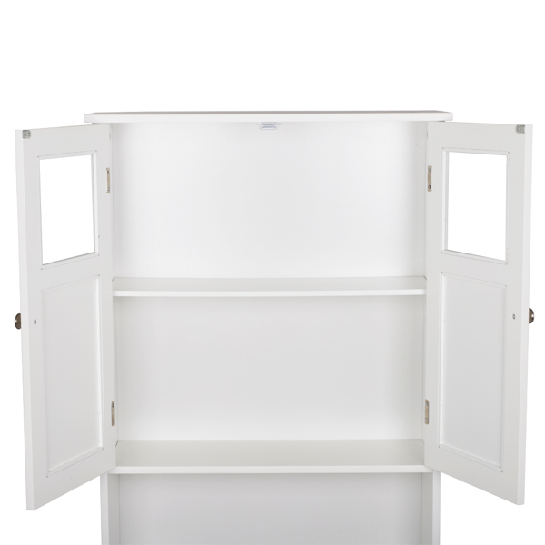 FCH Double Doors Bathroom Cabinet White