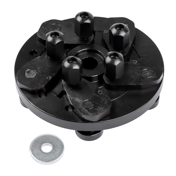 5-Lugs Universal Tire Adapter Wheel Balancer Finger Plate for 40mm Shaft Black Wheel with 4 5 6 8 10 Hole