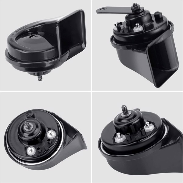 Car Horn Compatible with Toyota, 12V Waterproof Snail Horn High/Low Tone Kit