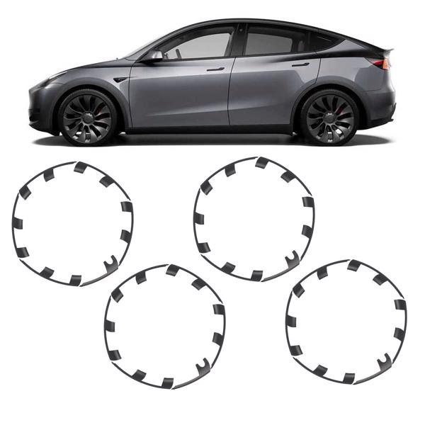 21 Inch Wheel Rim Protector Guard Scratch Resistant Hubcap Rim Patch Replacement for Performance 2021 to 2023