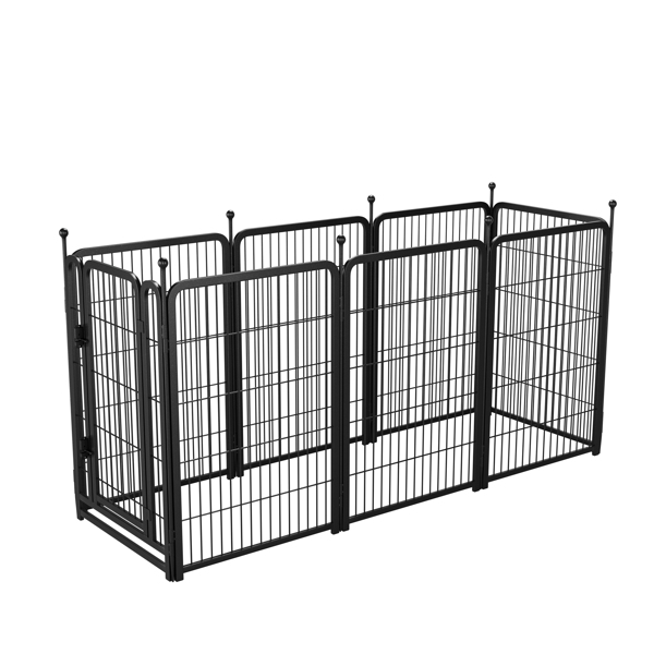 Dog Playpen 8 Panels 40" Height Heavy Duty Dog Fence Puppy Pen for Large Medium Small Dogs Indoor Outdoor Foldable Pet Exercise Pen