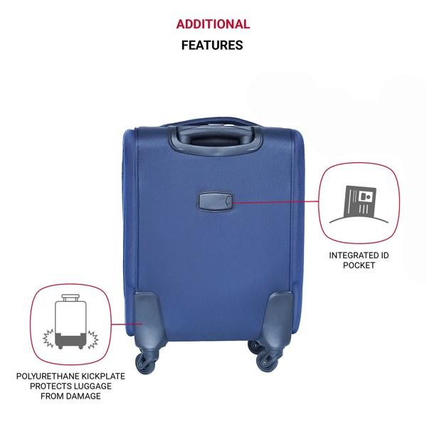 20 inch suitcase Navy blue