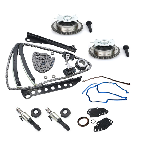 Timing Chain Kit & Cam Phaser & VVT Solenoids for Ford F-150 F-250 F-350 5.4L V8