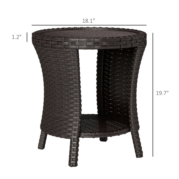 Rattan Table、Coffee Table ( Amazon Shipping)（Prohibited by WalMart）