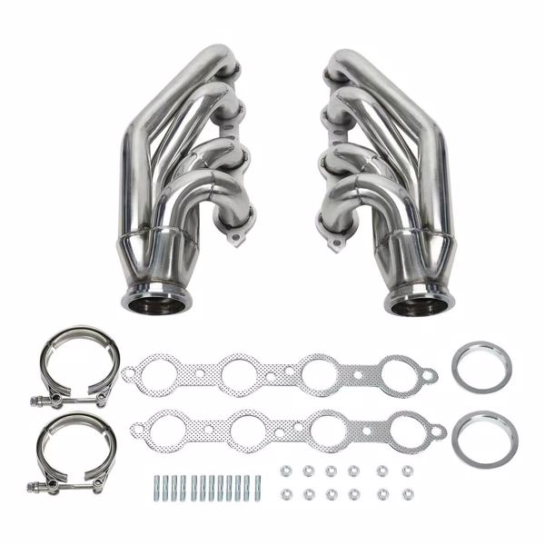 Turbo Exhaust Manifold&Headers For Chevy LS1 LS6 LSX GM V8+Elbows T3 T4 to 3.0" V Band MT001100(Ban the sale of Amazon)(No support for returns without reason)