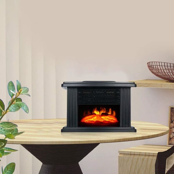 Portable Electric Fireplace Space Heater Heating Box 3D Flame Stove Log Burner