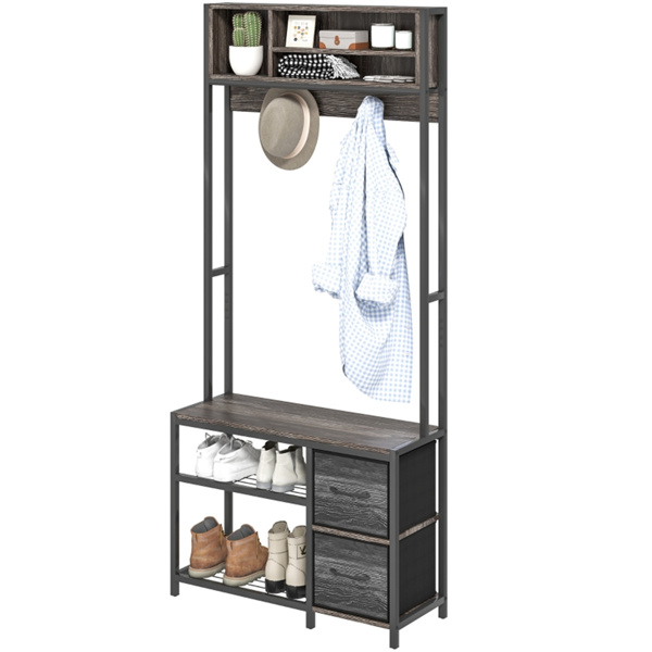 Hall Tree/Shoe Cabinet/Shoe Storage Cabinet ( Amazon Shipping)（Prohibited by WalMart）