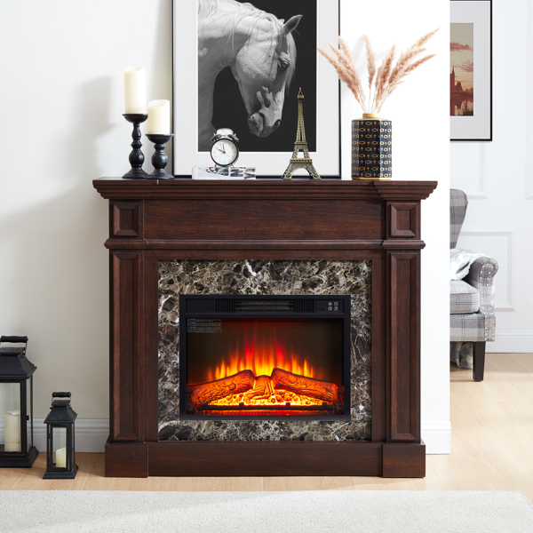 Only Mantel (NOT INCLUDED 23" FIREPLACE)--Cherry, 45.6"W*11.8"D*40"H