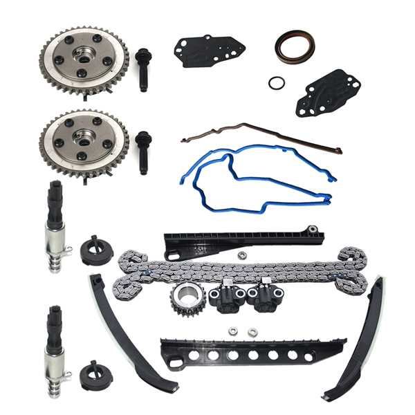 Timing Chain Kit & Cam Phaser & VVT Solenoids for Ford F-150 F-250 F-350 5.4L V8