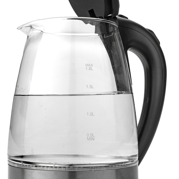 [Same model: 22701299]ZOKOP HD-1861-A 220V 2000W 1.8L Electric Glass Kettle UK Plug