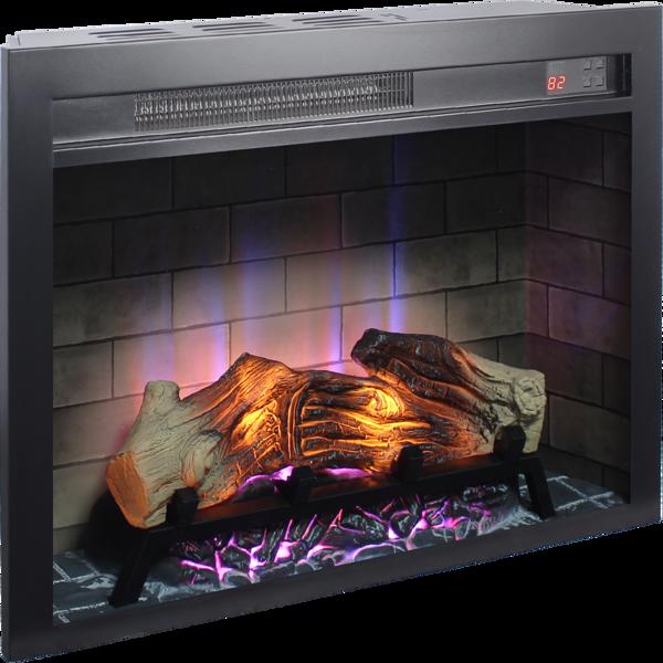 28 inch  Electric Fireplace Insert, multicolored flames