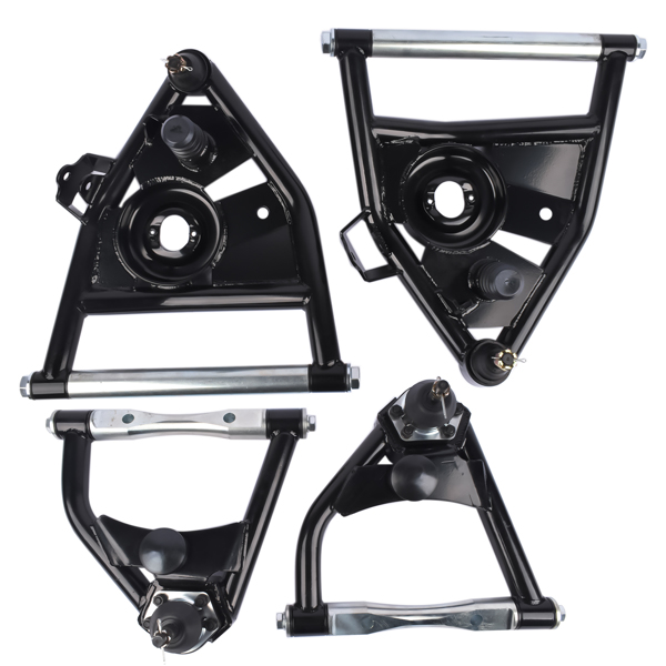 Tubular Upper Lower Control Arms Set with Ball Joints for Chevy GMC C10 Suburban Blazer & Jimmy 2wd Pickup 1963-1970