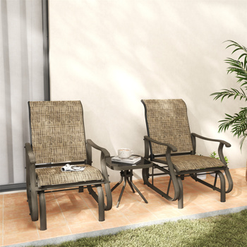 Outdoor dining table and chair