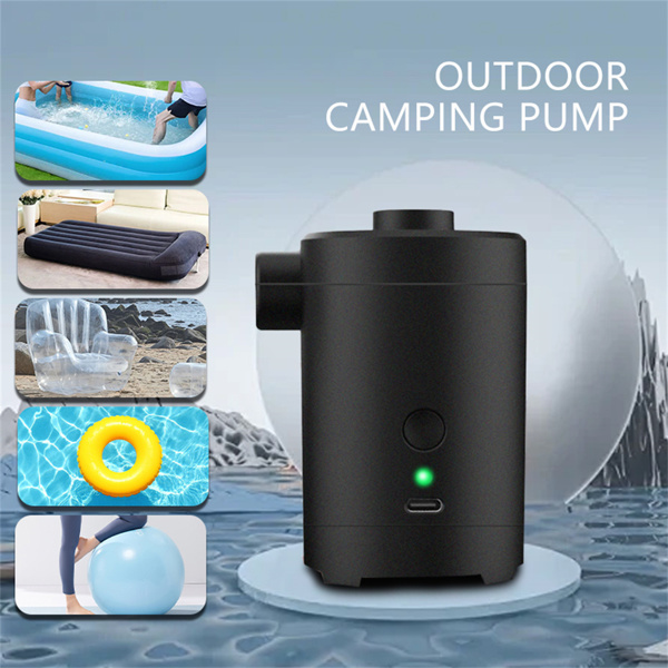 Portable Electric Air Pump, 3600mAh, Air Mattress Pump With 4 Nozzles, Ultra-high Inflation Rate Of 450l/min, Suitable For Air Mattress, Pool Toys