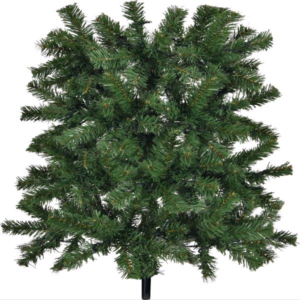  6 FT Pre-lit Artificial Pencil Christmas Tree, Hinged Xmas Pine Tree with 400 Branch Tips, 210 Lights and Remote Control for Holiday Party Office Home, Green