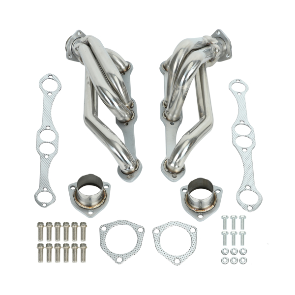 Exhaust Header for Chevy Small Block Blazer S10 S15 2WD 283, 302, 305, 307, 327, 350, 400 MT001051（Temu & Amazon prohibits sales）(No support for returns without reason)