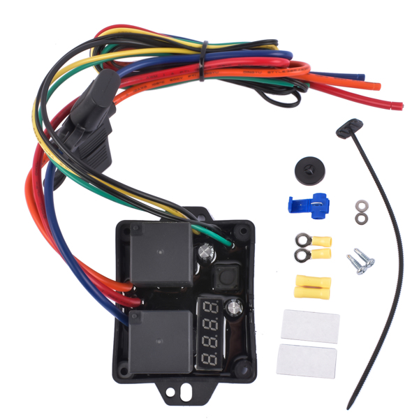 0444 Digital Radiator Fans Controller Swith Kit 12V and 24V PART #DC-0444