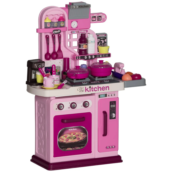 Complete Kitchen Set for Kids，33 Accessories & Storage