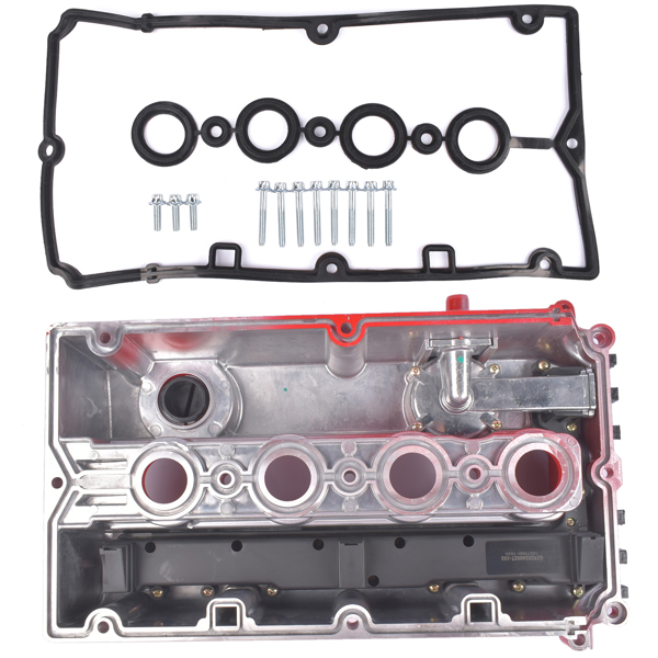 Aluminum Red Valve Cover & Gasket for Pontiac G3 Chevy Cruze Sonic Aveo Aveo5 Saturn Astra 1.6 1.8L 2008-2018 55558673, 55564395