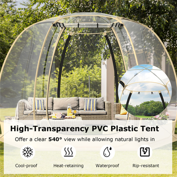 11 x 11 Feet Clear Dome Pop up Bubble Tent 