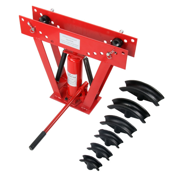 Pipe Bender Manual Hydraulic 12 Ton red iron MT034019 (Ban the sale of Amazon)(No support for returns without reason)