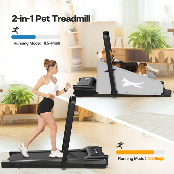 Dog Treadmill Small Dogs - Dog Treadmill for Medium Dogs - Dog Pacer Treadmill for Healthy & Fit Pets - Dog Treadmill Run Walk