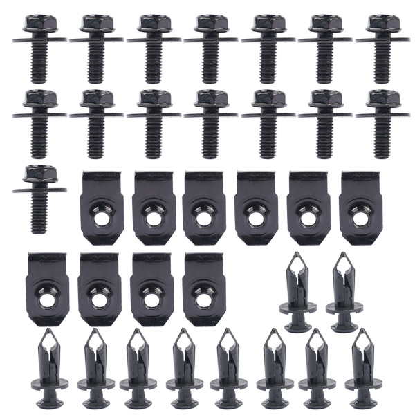 35X Body Bolts U-nut Clips For Dodge M6 Engine Under Cover Splash Shield Guard