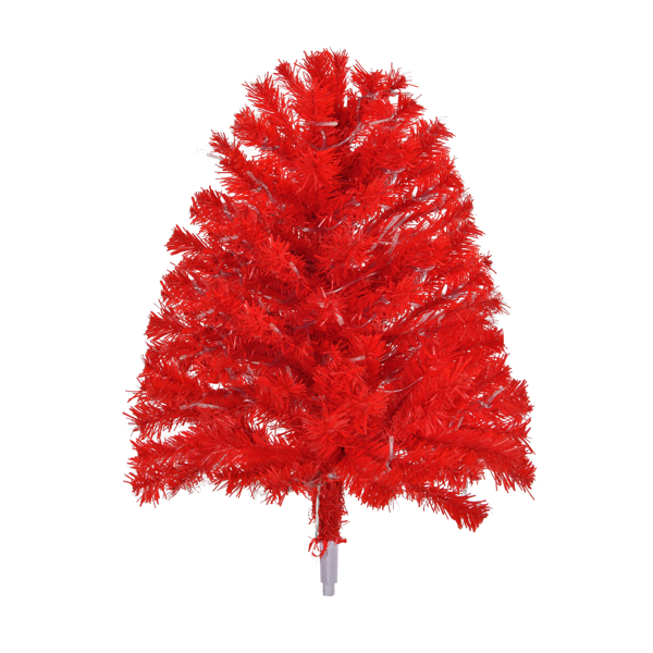 6 FT Pre-lit Santa Claus Tree, Hinged Christmas Tree Artificial Pine Tree with 250 Lights, 900 Branch Tips and Remote Control for Holiday Party Store Office Home, Red