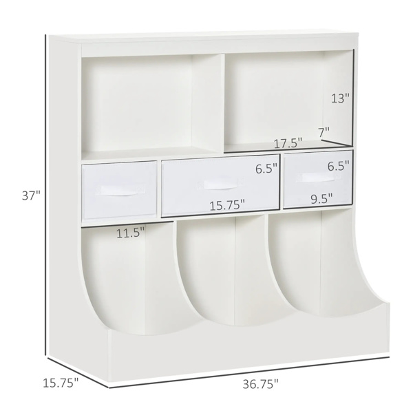 White bookcase/display bookcase for children