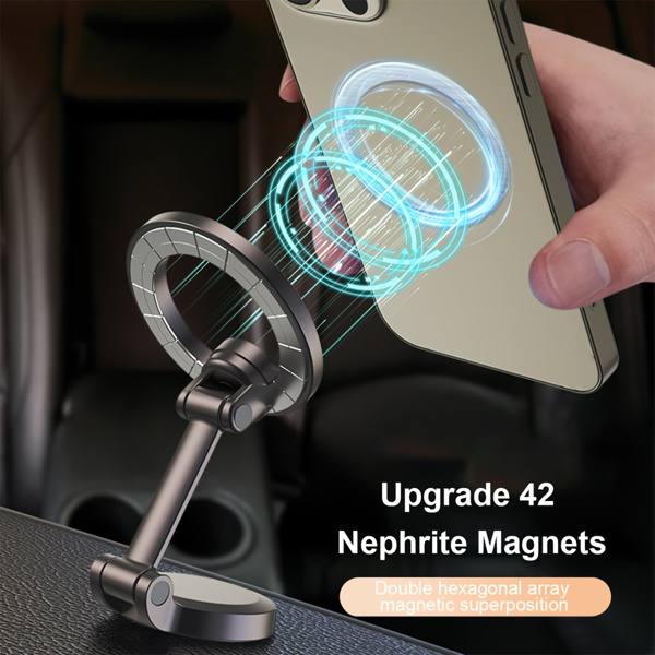 Car Mount, Magnetic Phone Holder for Car, Hands Free iPhone Car Holder Mount Dash Phone Mount for Car Fit for iPhone 15 14 13 12 Pro Max Plus Mini Cases