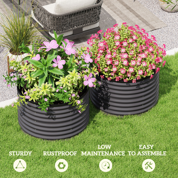 Garden Bed、 Galvanized Planter