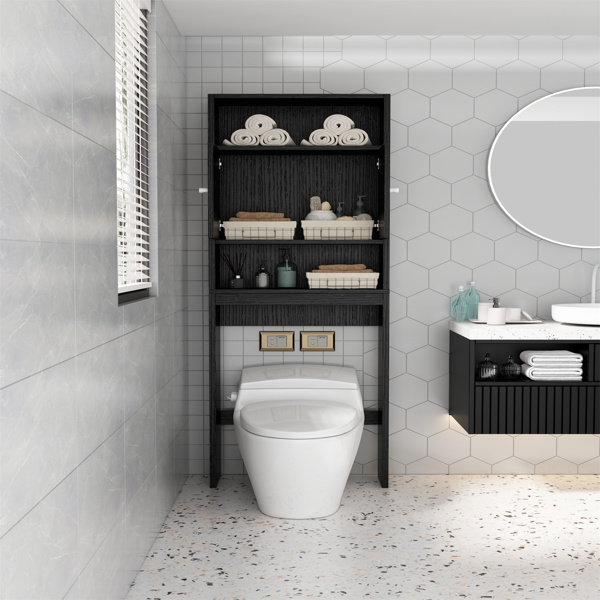 Bathroom Shelf Over-The-Toilet, Bathroom SpaceSaver, Bathroom, Tollilet storage cabinet