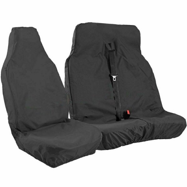 Black Waterproof Van Seat Covers 2+1 ONLY for Ford Transit Car Seat Cover Protector Set