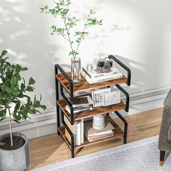  3-Tier Printer Stand，Free Standing Metal Storage Shelf 