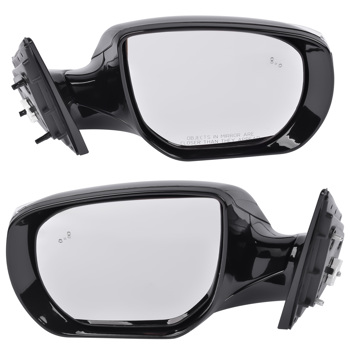 2Pcs Power View Mirrors Heated Right + Left for Hyundai Santa Fe Sport 2013-2018 2.0 2.4L 876204Z011, 876104Z011